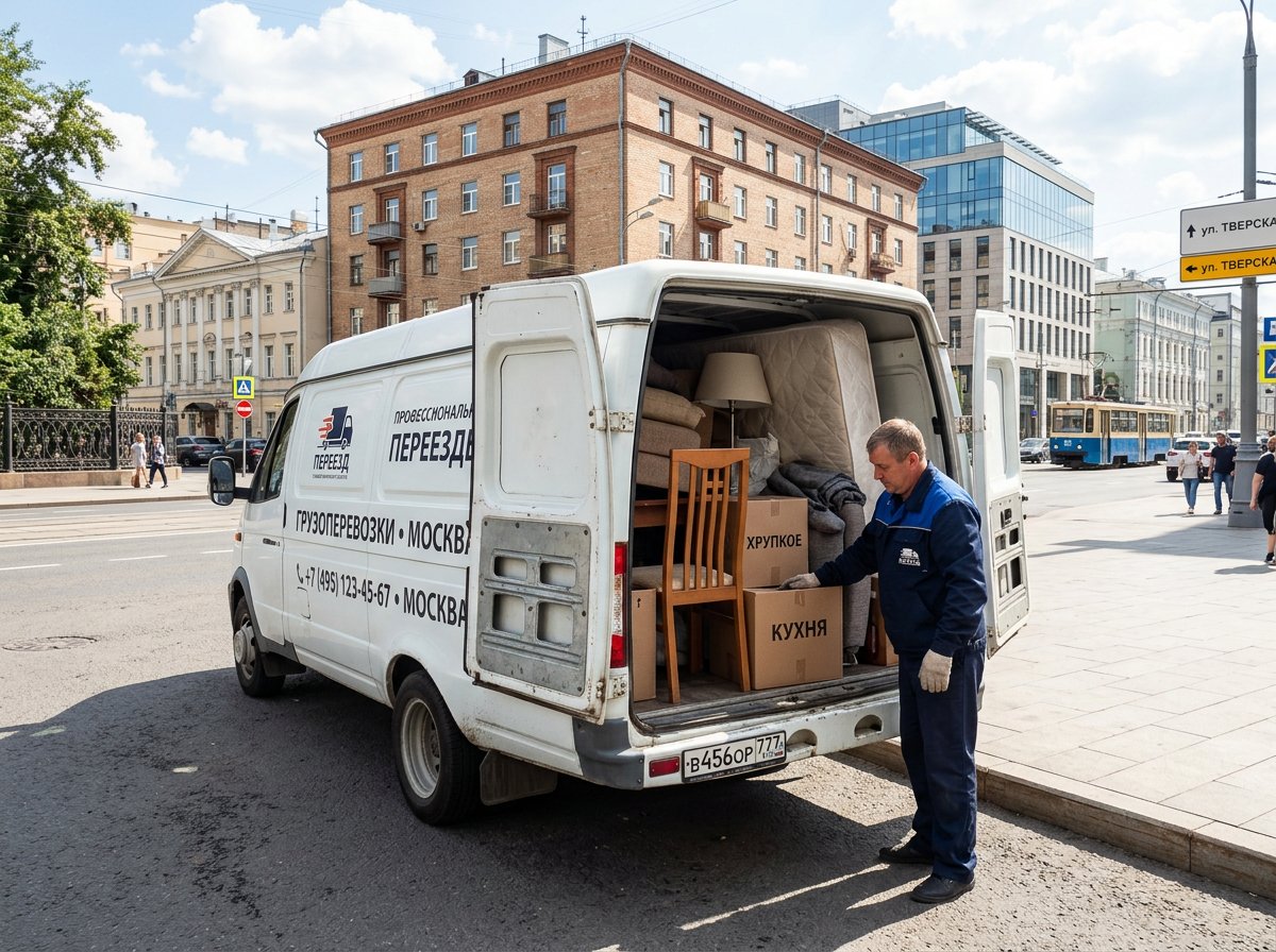 Газель — мини-переезд по Москве